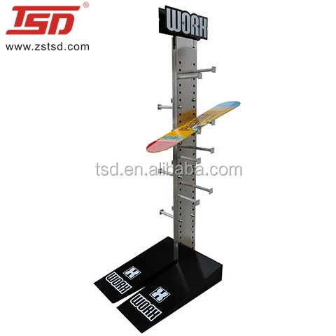 Custom Made Sports Store Shop Pos Free Standing Double Side Football or Soccer Ball Product Display Shelf Stand