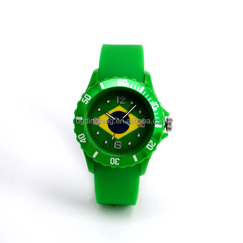 
Silicone watch for Russia world cup promotion hot sales in 2018 with possible lowest price 