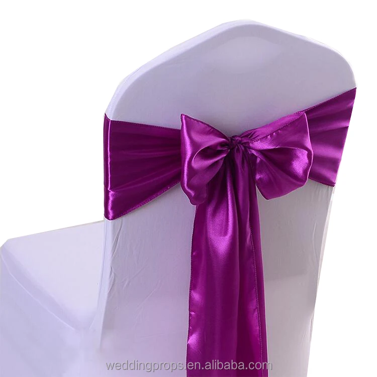 Fancy spandex elastic chair sashes