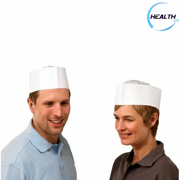 
Disposable Nonwoven Forage Cap Non woven Chef Cap for Kitchen Use 