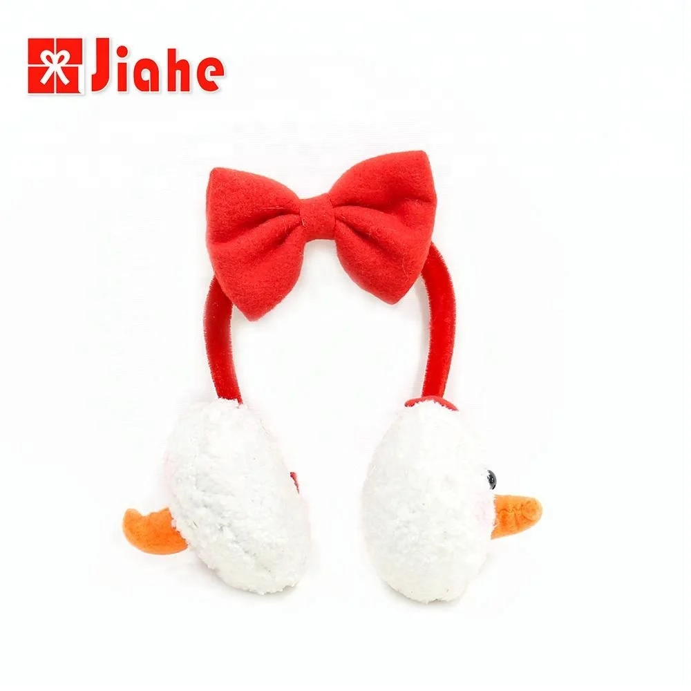 
2018 ear cover merry christmas decor animal custom winter earmuff 