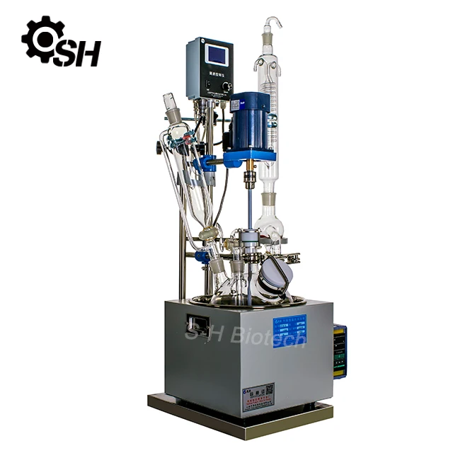Factory direct sale 5L single-layer glass reactor
