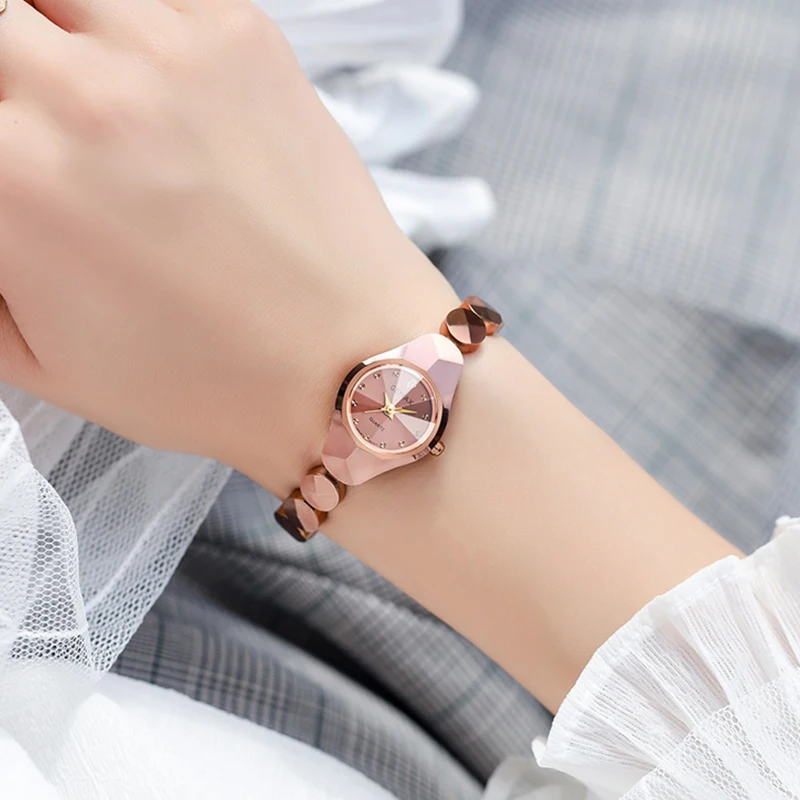 Waterproof lady classic luxury quartz watch for women rose gold bracelet watch women