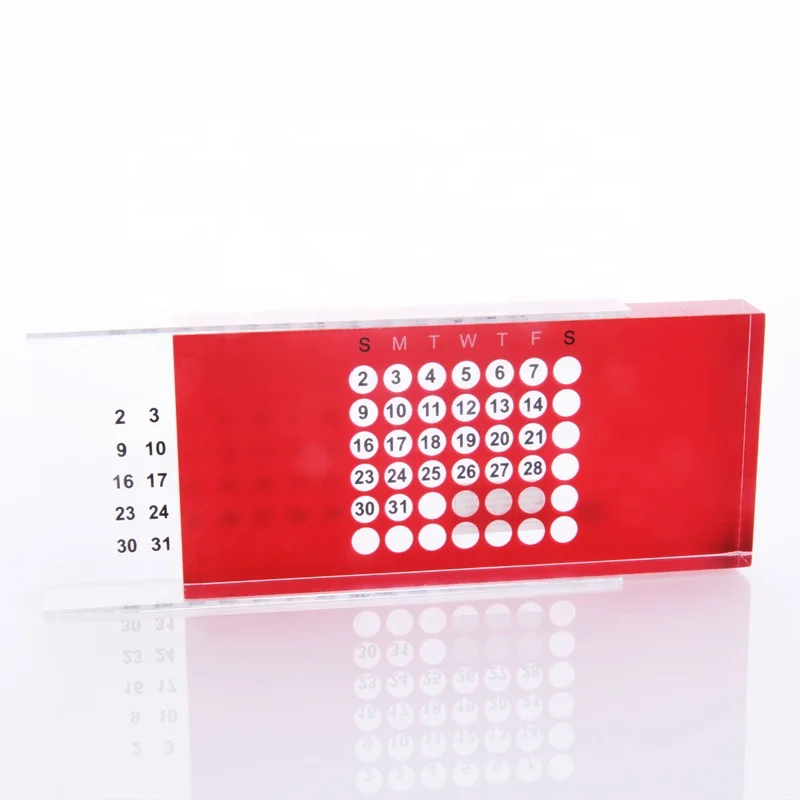 Factory directly cheap 2018 office table perpetual calendar desk calendar