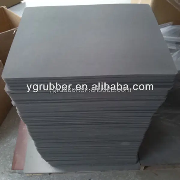 Factory sale custom made Black heat resistance silicone Foam Rubber Sheet
