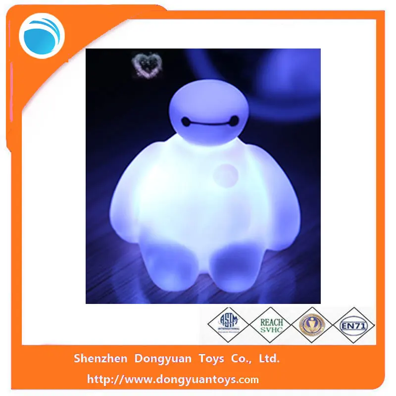 Cartoon Baymax Light-up Action Figure Toys