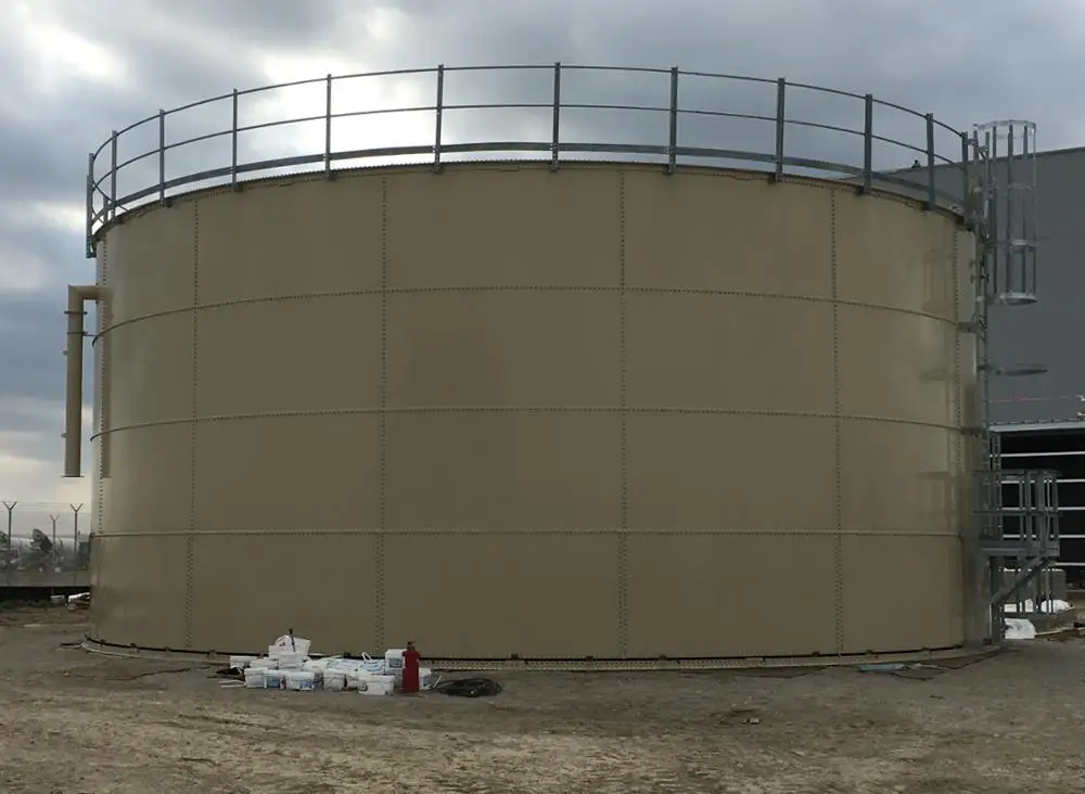 
Enamel assembly tank biogas container methane 