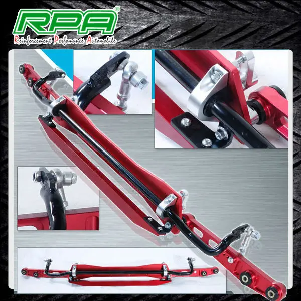RPA Aluminum Strut Bar Strut Brace Lower control arm sway bar anti roll bar Fit for Honda Civic EG EK ES