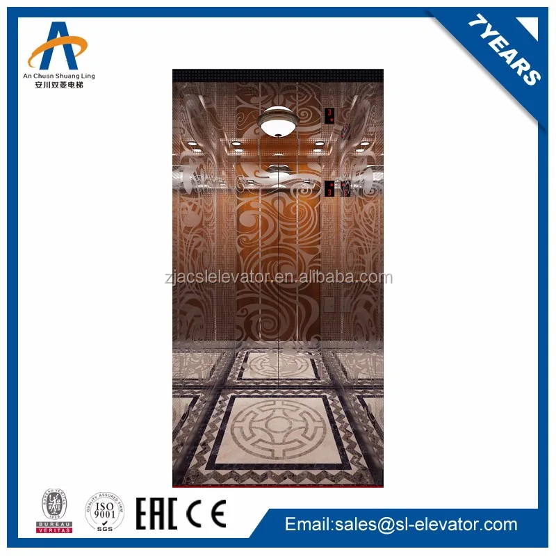 Hot Sale New AC Drive Elevator 4 Person Size Passenger Lift for Home Use at Hotel Elevator Prices