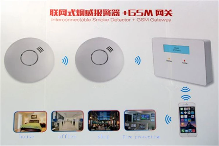 2018 NB IOT wireless fire alarm smoke sensor nb solutions long time standby self contained smoke detector