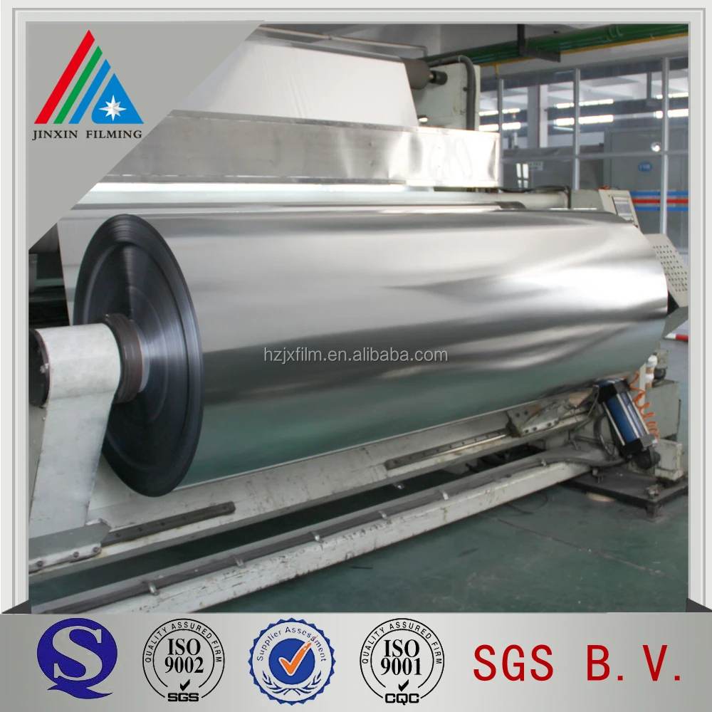 10 Micron Metallized Polyester Plastic Vmpet Mylar Film