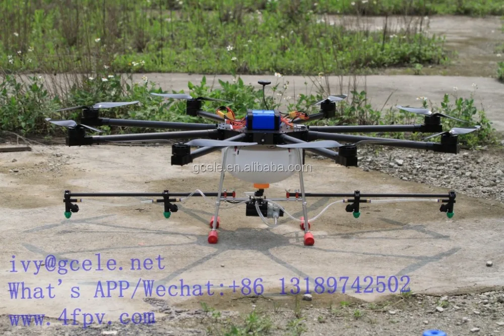 8 rotors Octocopter drones Octocopter agricultural Drones 10KG UAV for farm forest