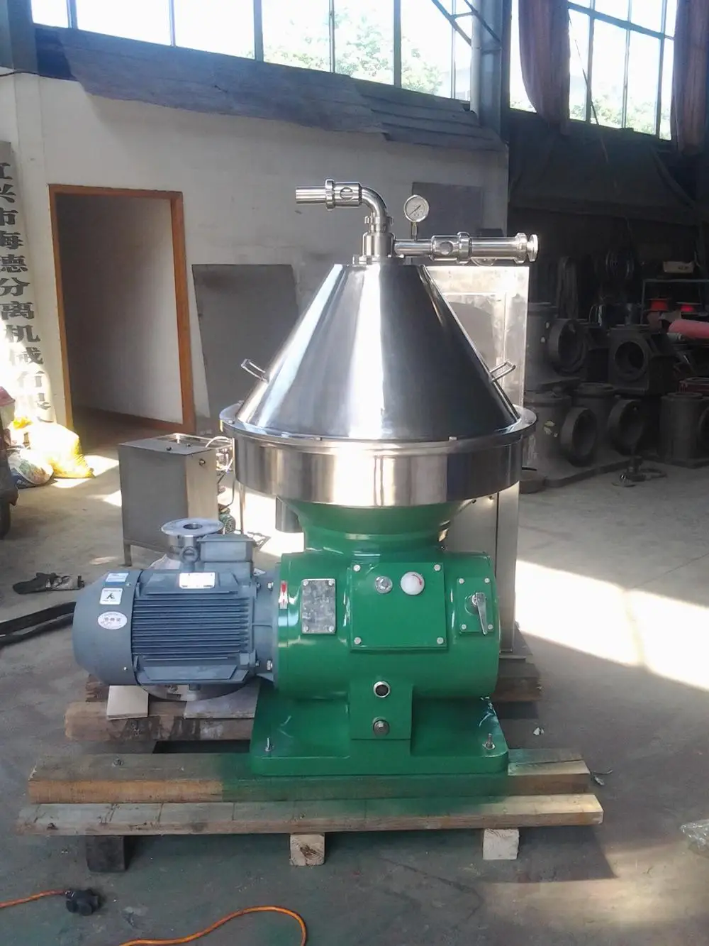 
PJLDH100 disc separator for clarifing beverage beer juice fruit wine coffee tea 