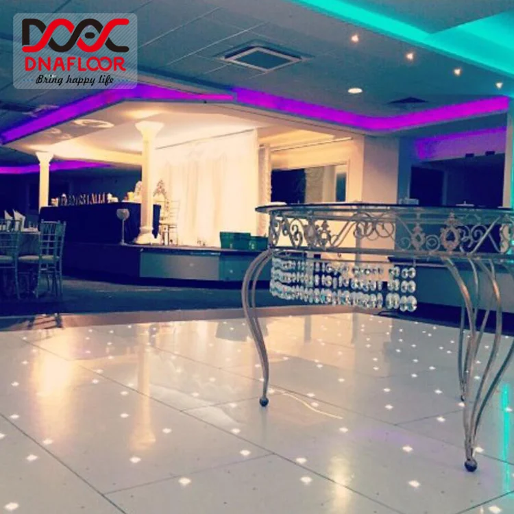 Виниловая бесшовная наклейка, портативная цена, складная круглая уличная ПВХ блестящая белая танцевальная пол для свадебной вечеринки