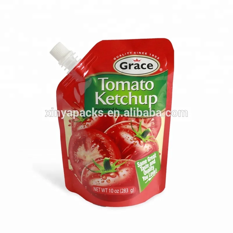 
Custom printed eco-friendly recycle mini food grade aluminum foil stand up plastic nozzle doypack pouch bag with spout/cap 