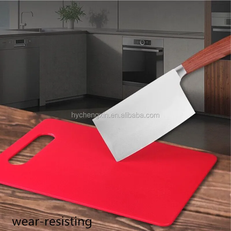 hot sale BPA free classic fruit vegetable Plastic kitchen butcher block poly cutting board