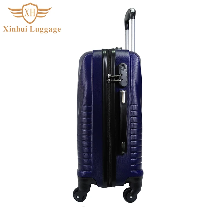 Chinese cheap factory price 3 pcs travel trolley suitcase abs frame luggage set