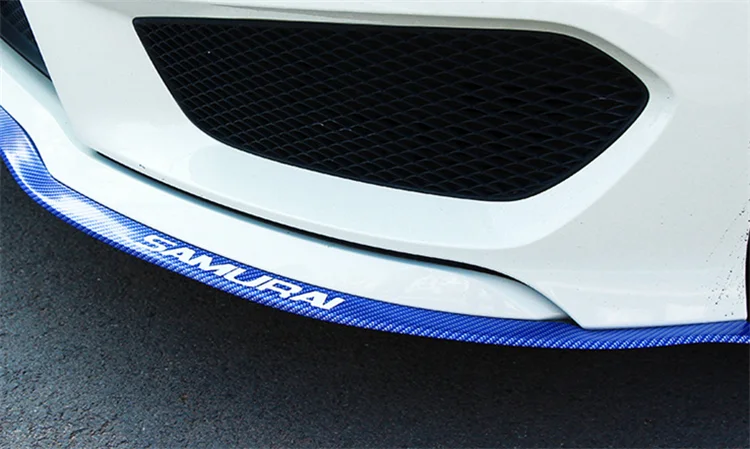 Universal Front Bumper Spoiler Rubber Anti-Scratch Lip Bumper For Cars Trucks SUV 2.5mm