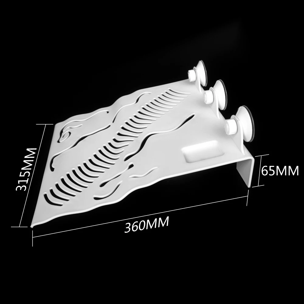 NOMOY PET Hot Sale Plastic Basking Floating Island Turtle Basking Platform with Suction Cups NF-09