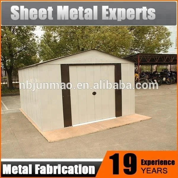 Made in China outdoor use metal backyard and garden tools storage sheds lockable