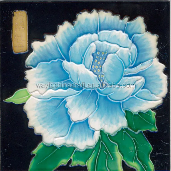 Hand Painted Ceramic Tile China Ceramic Wall Hanging Craft