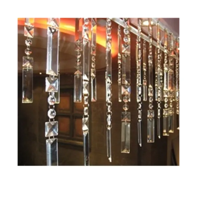 Crystal bead chain garland curtain light bead crystal curtain for decoration