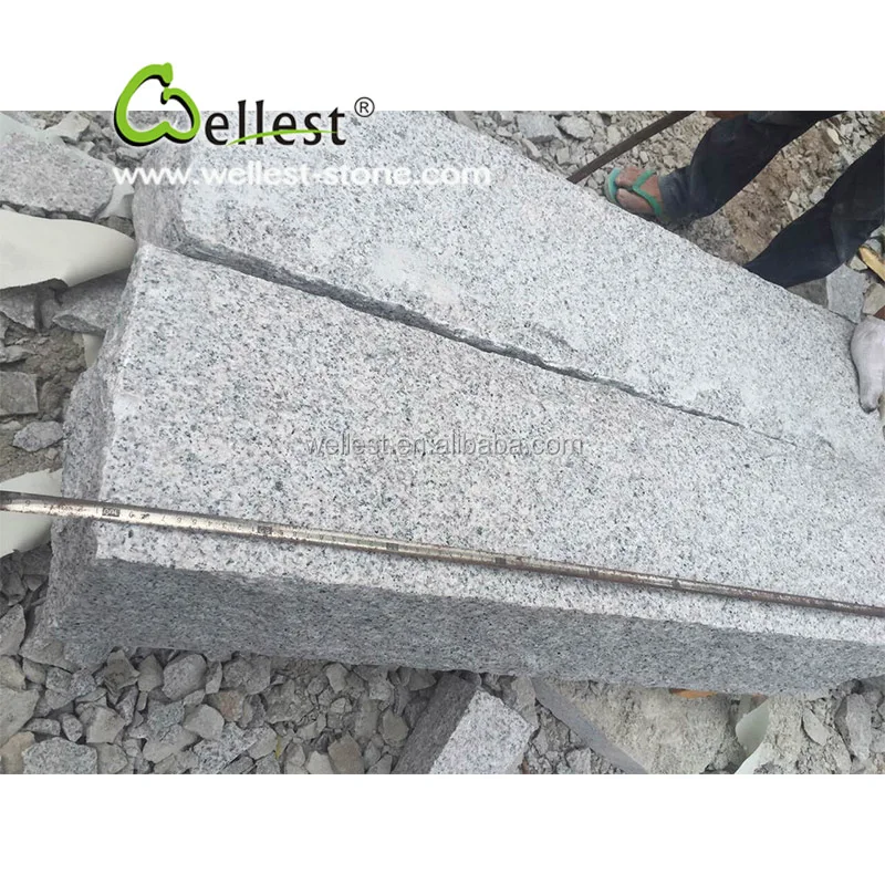 
G603 grey granite Natural stone kerb, road kerb stone sizes 