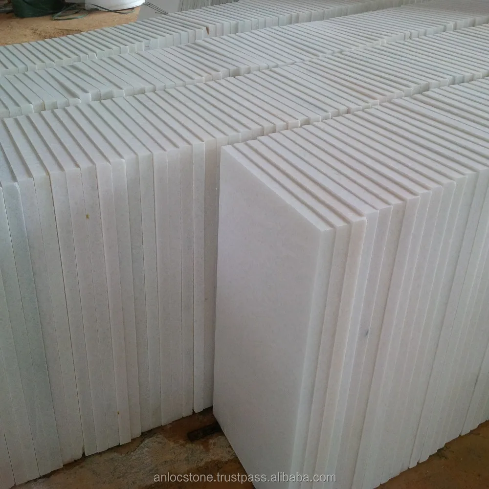 Vietnam crystal white marble tiles size 40x60x3 cm