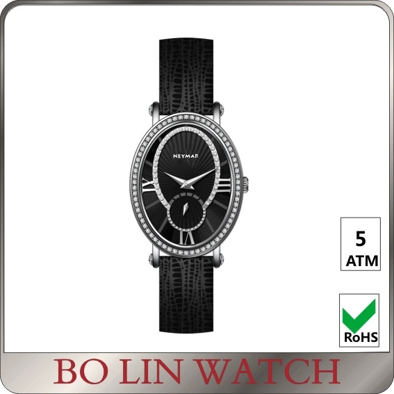 ДЕШЕВЫЕ Оптовая 36 мм никель свободный стальной корпус кожаный ремешок розовый часы женщины леди