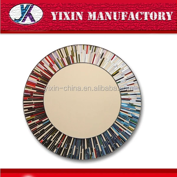 Художник murano круглый декоративные мозаики рамка античная зеркало стеклянные плитки