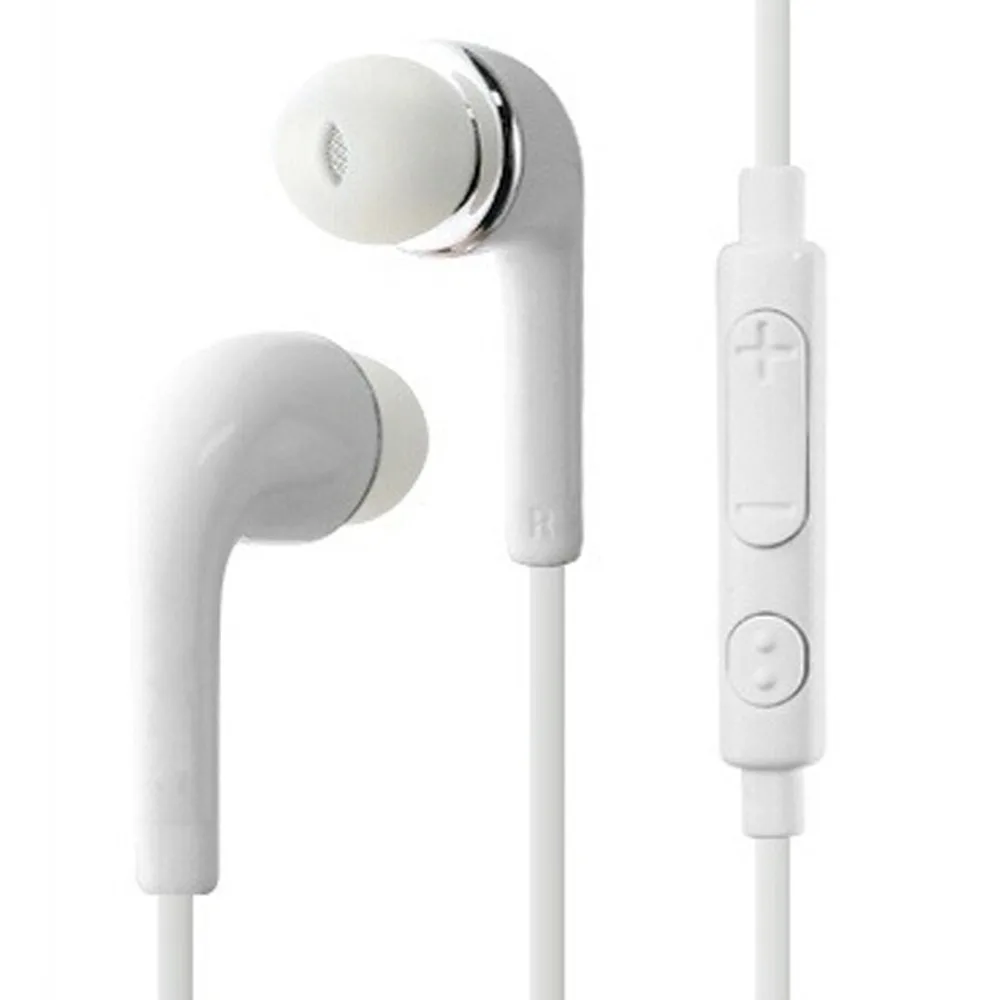 Headphones 3.5mm Jack Earphone Earbuds Stereo Wired Headset with Mic for Iphone   Samsung S4 S5