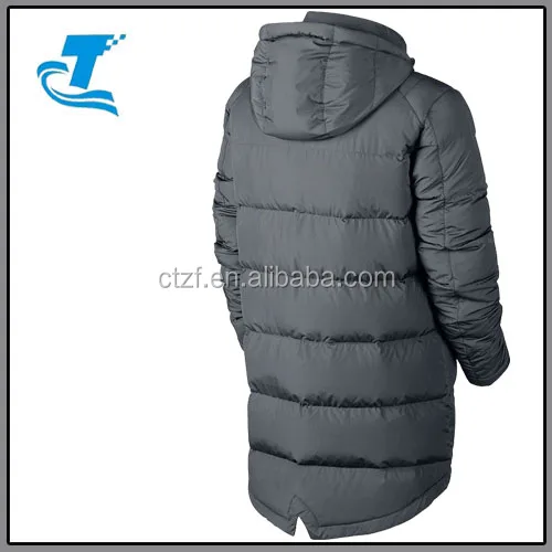 winter lightweight long parka women breathable goose down jacket