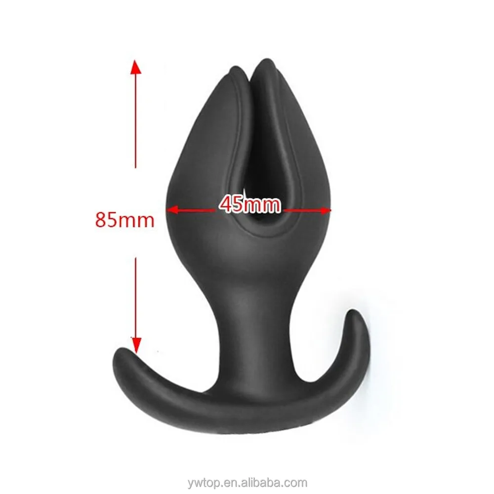 Soft Silicone V Shape Anal Plug Anal Sex Toy Opening Butt Plug Anal Speculum Prostate Massage