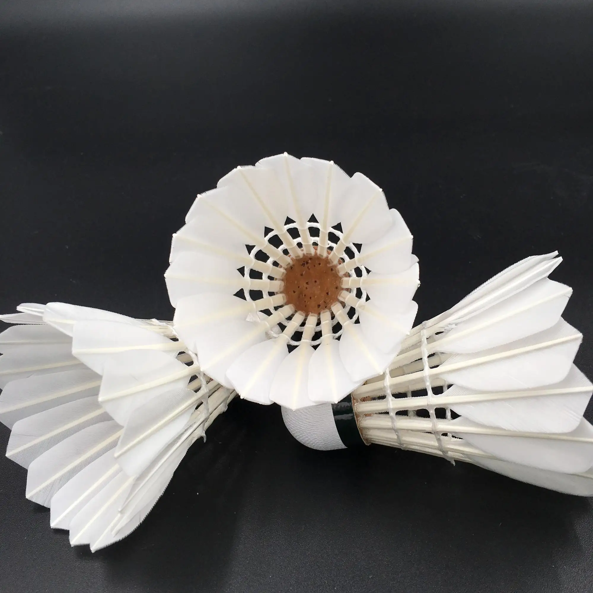 Goose Feather 3 layer cork competitive price badminton shuttlecock RCL