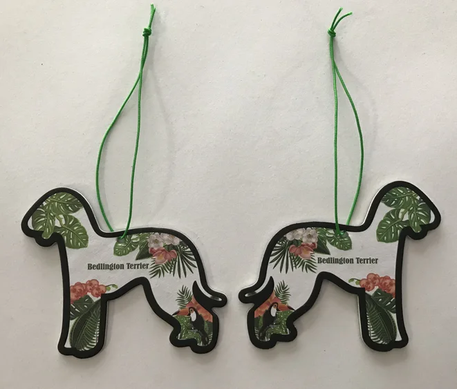 wholesale auto smell scented aroma hanging sublimation paper car air freshener for car