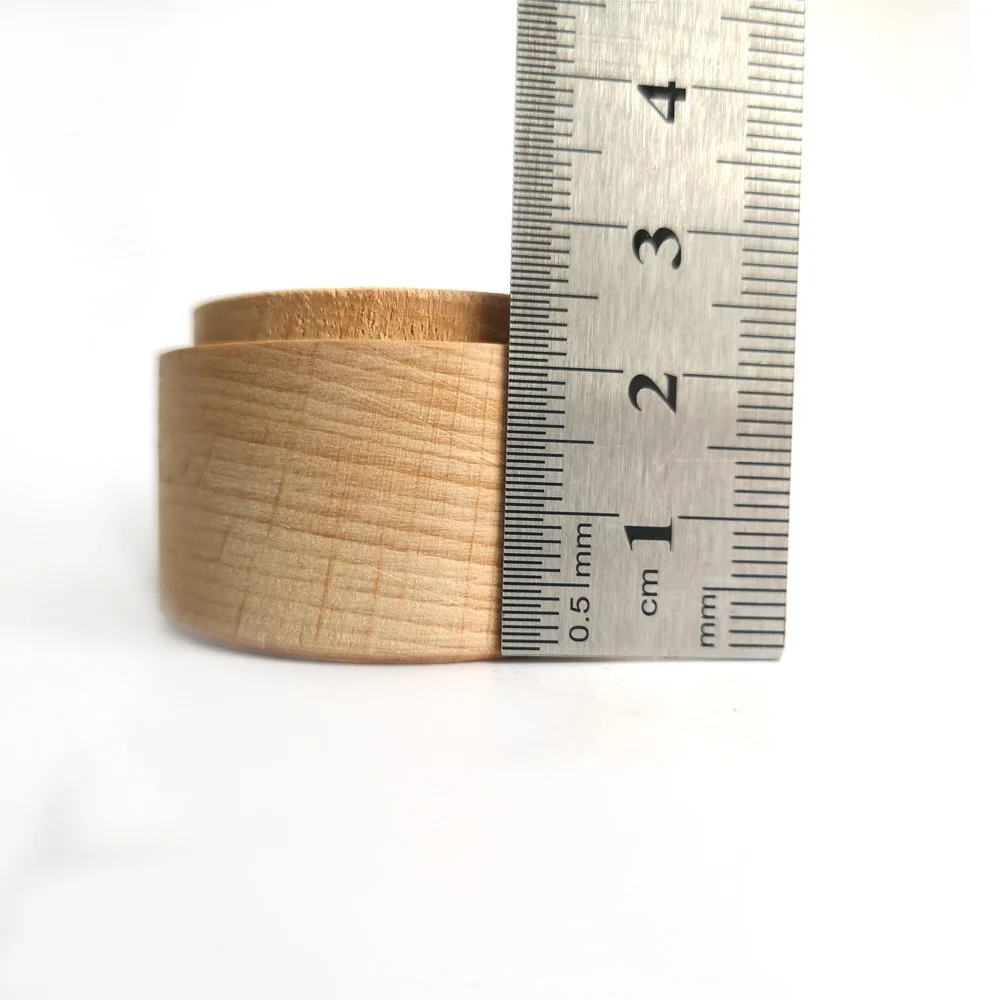 DIY Storage Trinket Bearer Container Case Wood Ring Box for Proposal Wedding Ring Storage Mini Round Wooden Box Jewelry Boxes