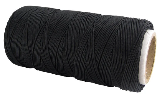 #18 3-strand twisted Black Nylon Twine
