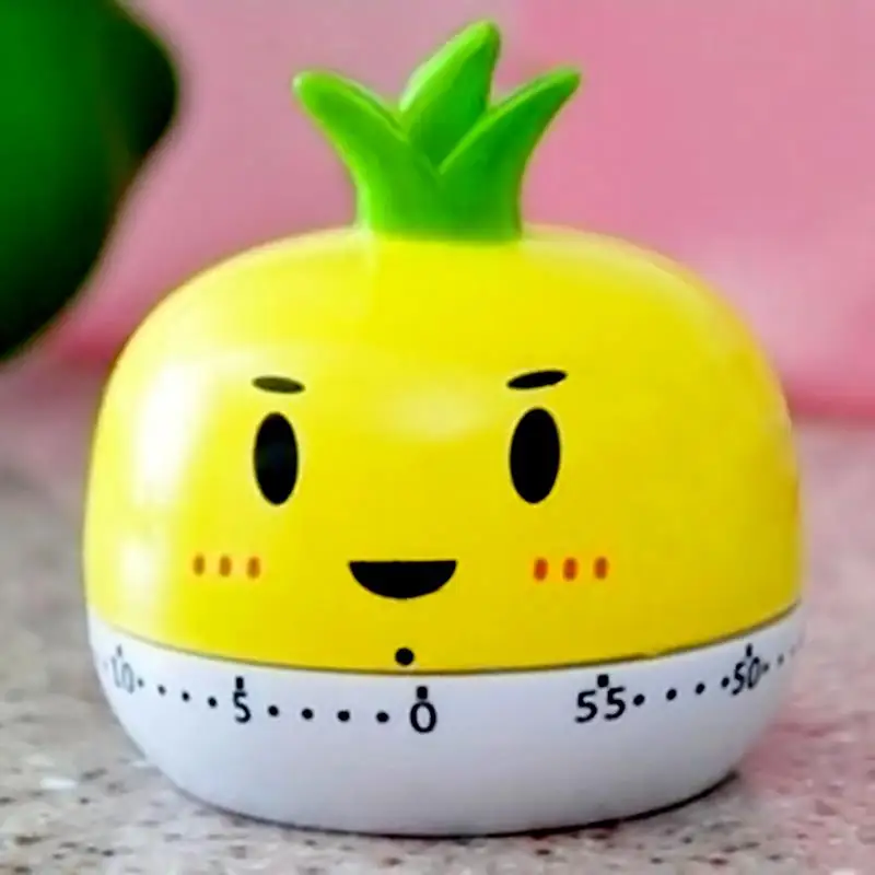 Милый таймер для кухни, 60 минут готовки, механический таймер