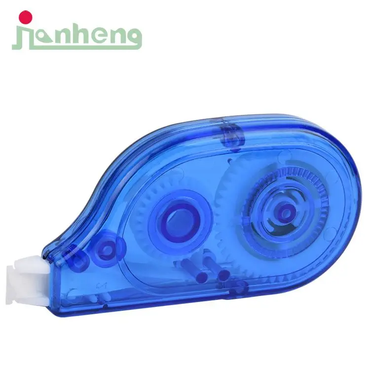 
China manufacturer new arrival round shaped plastic school stationery products white office supplies correction tape 