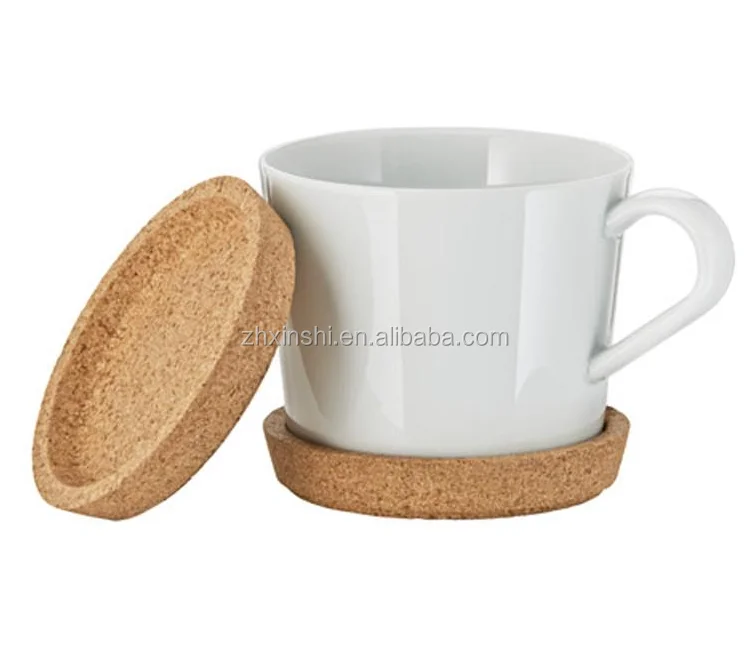 Hot sale coffee cup coaster teacup mop anti-scalding wooden cup mat handmade Fluted wooden coasters