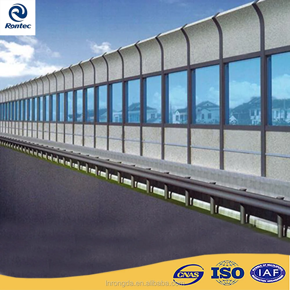 
Railway metal curve sound barrier fence noise barrier wall 