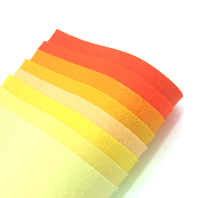 Polyester Colorful Children DIY Handmade Nonwoven Felt Fabric