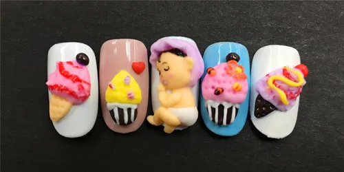 RONIKI Free Sample Soak Off 4D Nail Art Design Carving Painting UV Gel