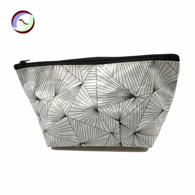 
Promotion DuPont Paper Tyvek Or Washable Kraft Travel Makeup Eco Beauty Zipper Pouch Bag Cosmetic funky cosmetic bag as makeup 