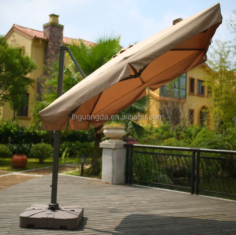 alum beach umbrella with base Roma hanging  outdoor garden umbrellas