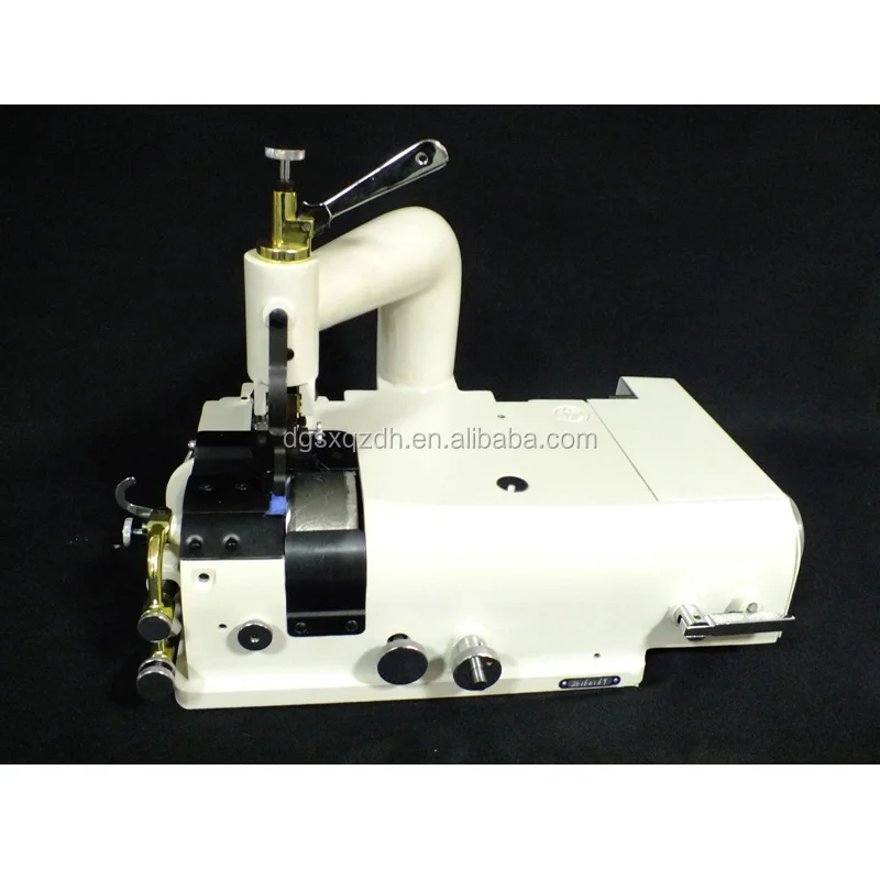 white industrial leather handbag skiving/sewing machine