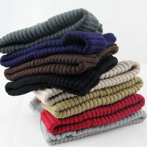 
Wefans Winter Solid Color Custom Embroidered Logo Merino Wool plus velvet twist reverse knit wool Beanie Hat 