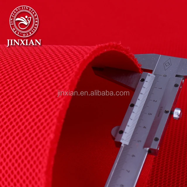 3MM thickness of polyester sandwich air mesh fabric with good quality for the sports shoes upper