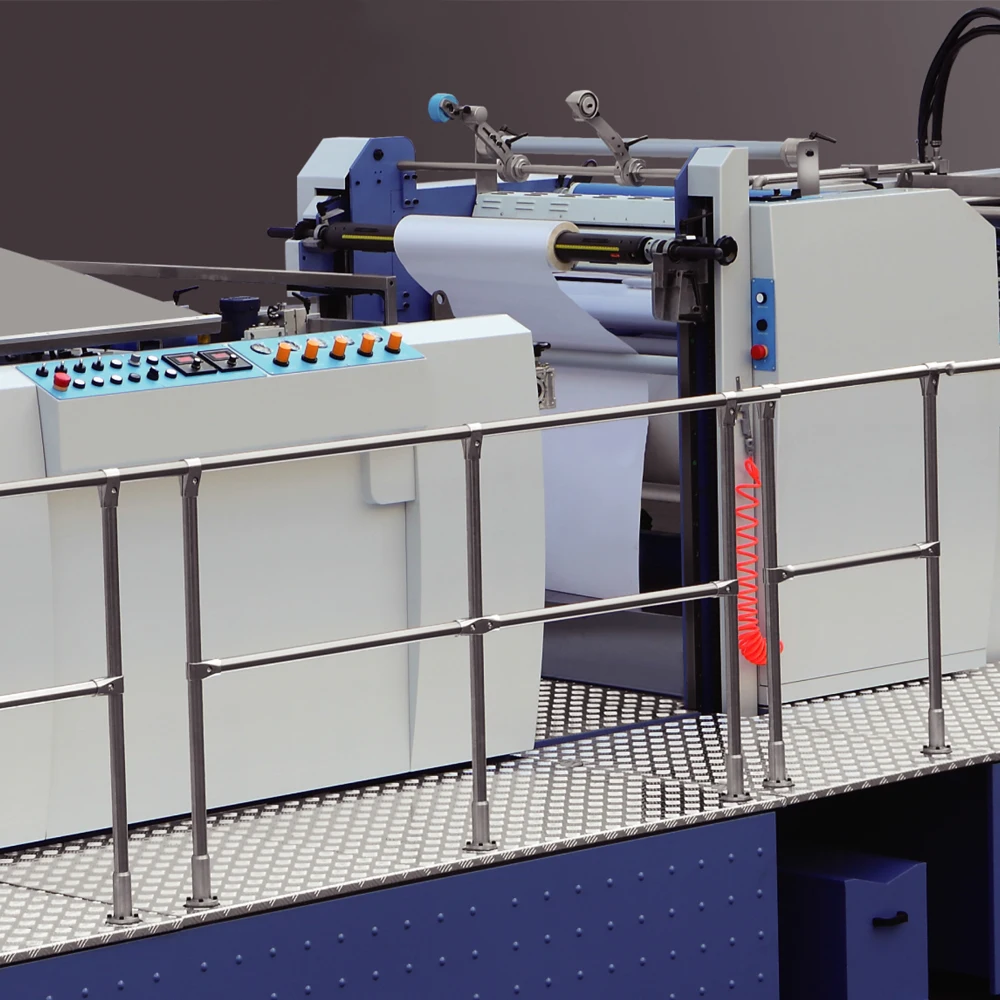 Hot press bopp pvc film lamination machine for laminate