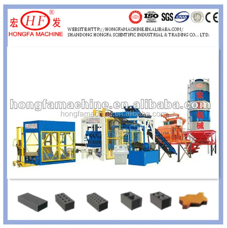 cement brick machine concrete bricks making machine automatic brick machine QT4-15C qt4-15d QT6-15B Qt8-15 QT10-15 qt12-15
